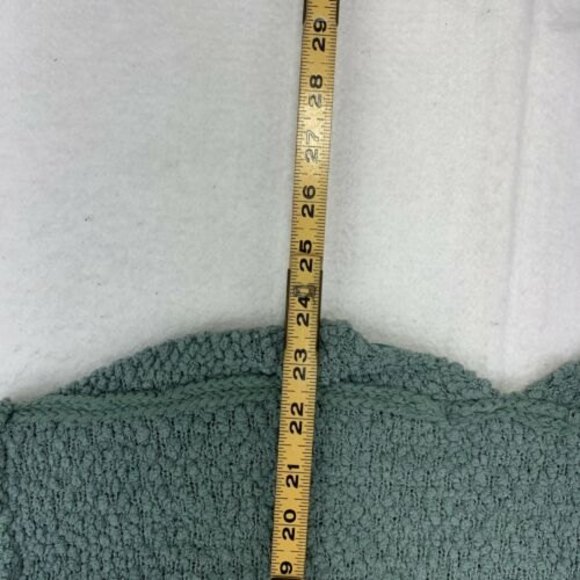 Pink Rose Teal size Small V-Neck Acrylic Knit Sweater Women's Long Sleeve - Picture 10 of 10